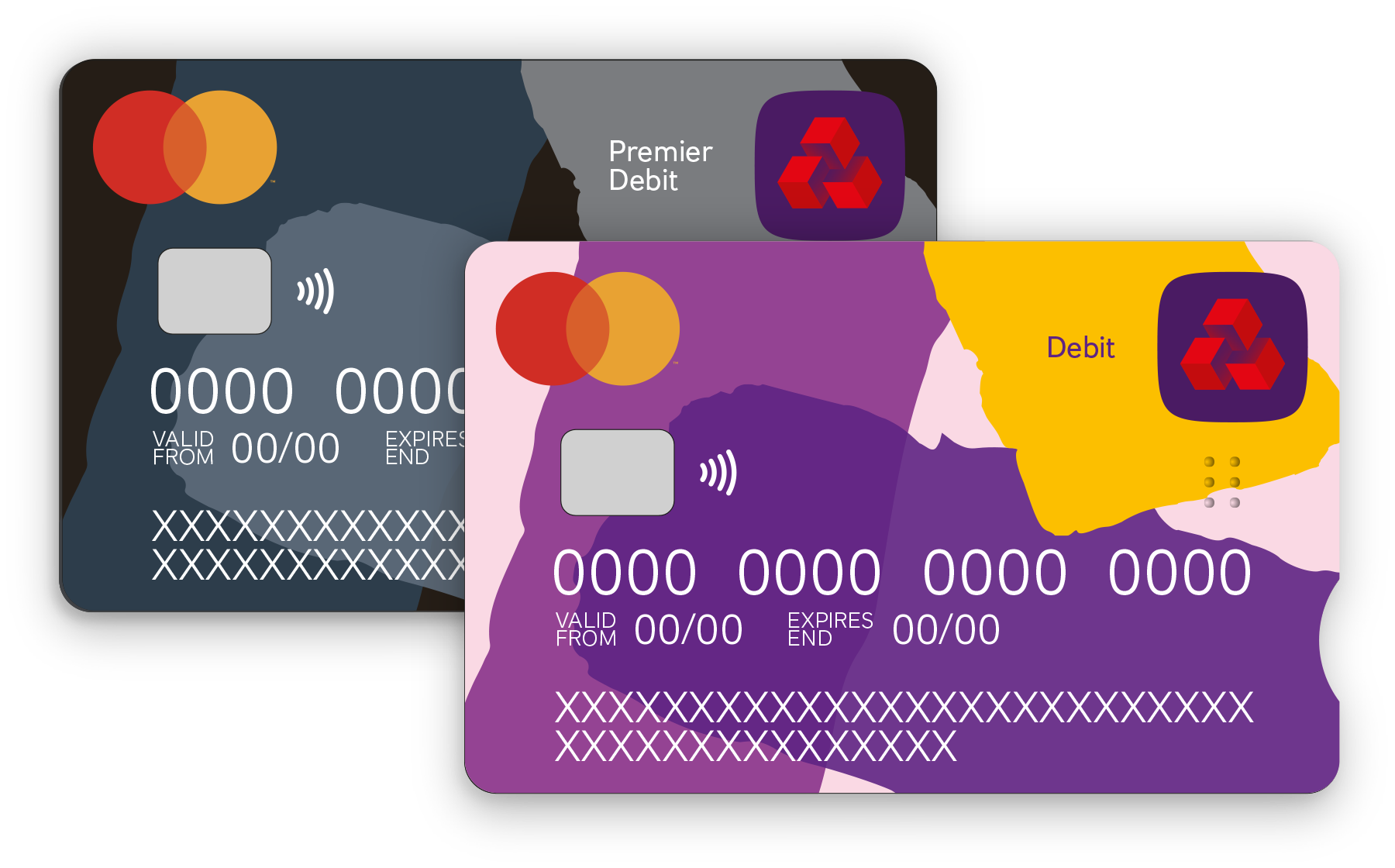 New Ponance Bank debit cards